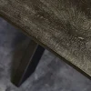 Table à manger noire en bois de manguier 200 cm ALVERA
