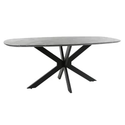 Table à manger organique effet marbre 180 cm RALF
