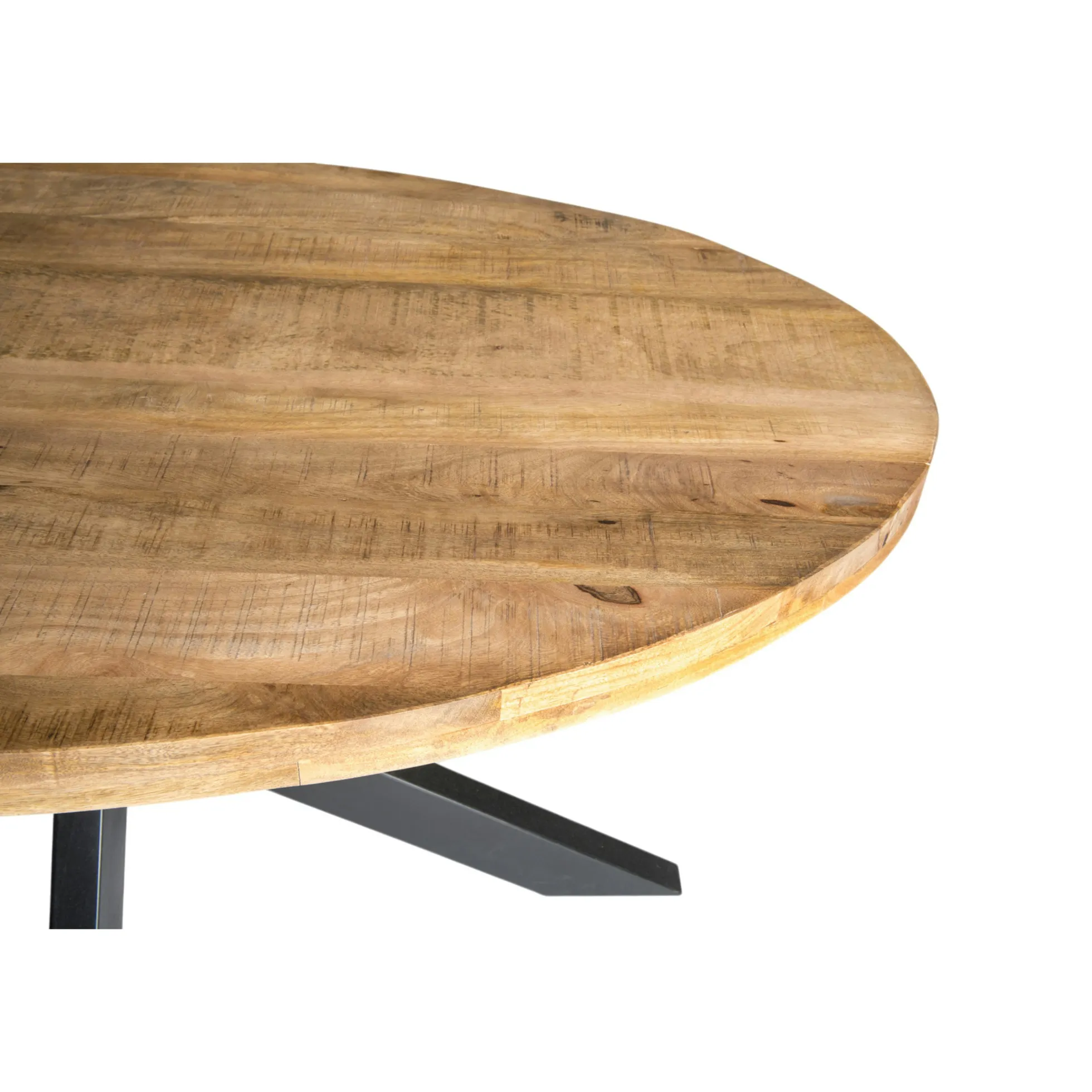 Table à manger ovale en bois de manguier 180 cm FULTON