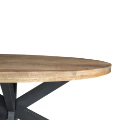 Table à manger ovale en bois de manguier 180 cm FULTON