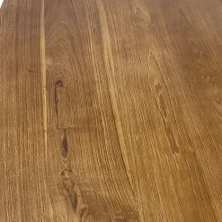 Table à manger ovale en bois de teck recyclé 220 cm ONTARIO