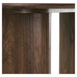 Table à manger ovale en céramique aspect travertin 210 cm PRATO