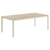 Table à manger 8 places bois et aluminium AGGER