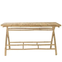 Table à manger pliante en bambou 140x70cm CALVIA