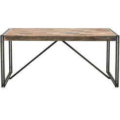 Table à manger rectangle bois recyclé 250x100 CARAVELLE