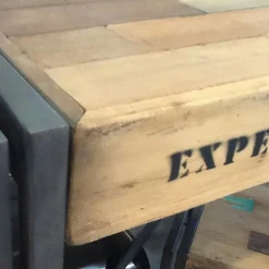 Table à manger rectangle bois recyclé 200x100 CARAVELLE