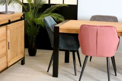 Table à manger rectangulaire bois de pin massif 200 LOUNDGE