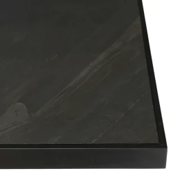 Table à manger rectangulaire bois anthracite effet pierre 220 cm BIHAR