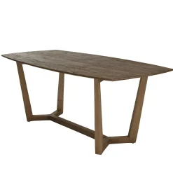 Table à manger rectangulaire 200x100cm bois de mindi ARCUS