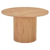 Table à manger ronde effet bois blond ø120 cm MATERA