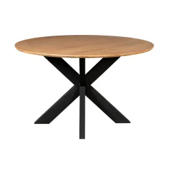 Table à manger ronde en bois de manguier Ø150 cm CORTINA