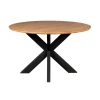 Table à manger ronde en bois de manguier Ø130 cm CORTINA