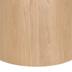 Table à manger ronde en chêne clair Ø130 cm LOREN
