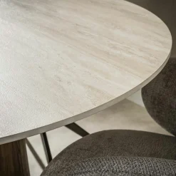 Table à manger ronde en céramique Ø120cm ASCOLI