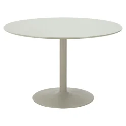 Table à manger ronde ø120 MDF sable PRATO