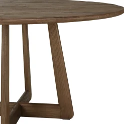 Table à manger ronde 140x140cm en bois de mindi ARCUS