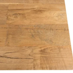 Table à manger teck recyclé pieds croisés 220x100 PANAMA