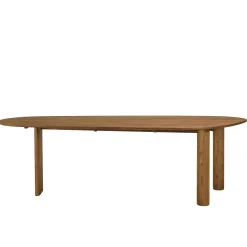Table à manger 260x120cm en bois de teck recyclé SWING
