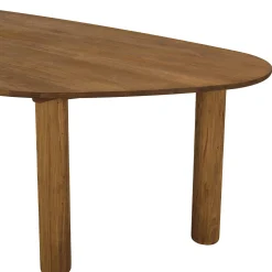 Table à manger 260x120cm en bois de teck recyclé SWING
