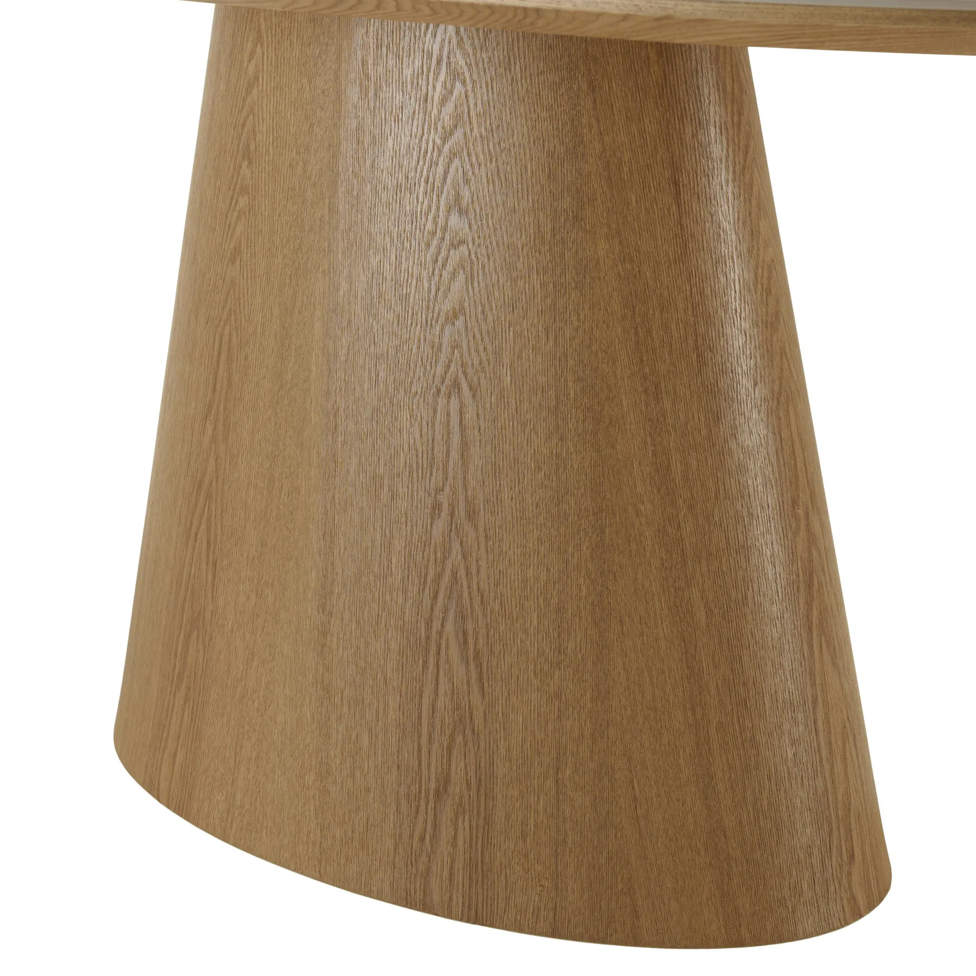 Table à manger 200x90cm plateau céramique pieds bois LINEA