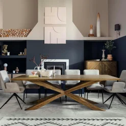 Table mikado en chêne 240 cm MANHATTAN