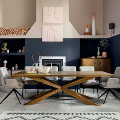 Table mikado en chêne 220 cm MANHATTAN