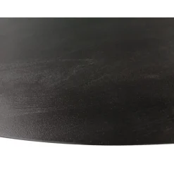 Table ovale bois noir pied croisé 210 cm UDA