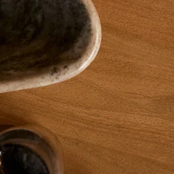 Table ovale bois à pied rainuré 210 cm CALERO