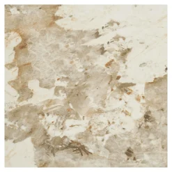 Table ovale en céramique blanche marbrée 210 cm PRATO