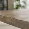 Table pied central bois de manguier 165 cm LUCKNOW