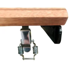 Table rectangulaire extensible en chêne brun 220 cm PALERME