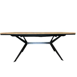 Table rectangulaire extensible en chêne huilé 180 cm PALERME