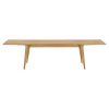 Table repas extensible en bois plaqué chêne, 240/290/340 cm KALKIE