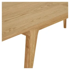 Table repas extensible en bois plaqué chêne, 240/290/340 cm KALKIE