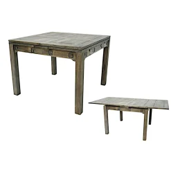 Table repas extensible hévéa 100/180cm TESSA
