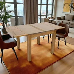Table repas extensible hévéa 85/149cm GALA