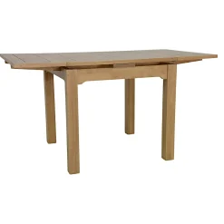 Table repas extensible hévéa 80/144cm HELENA