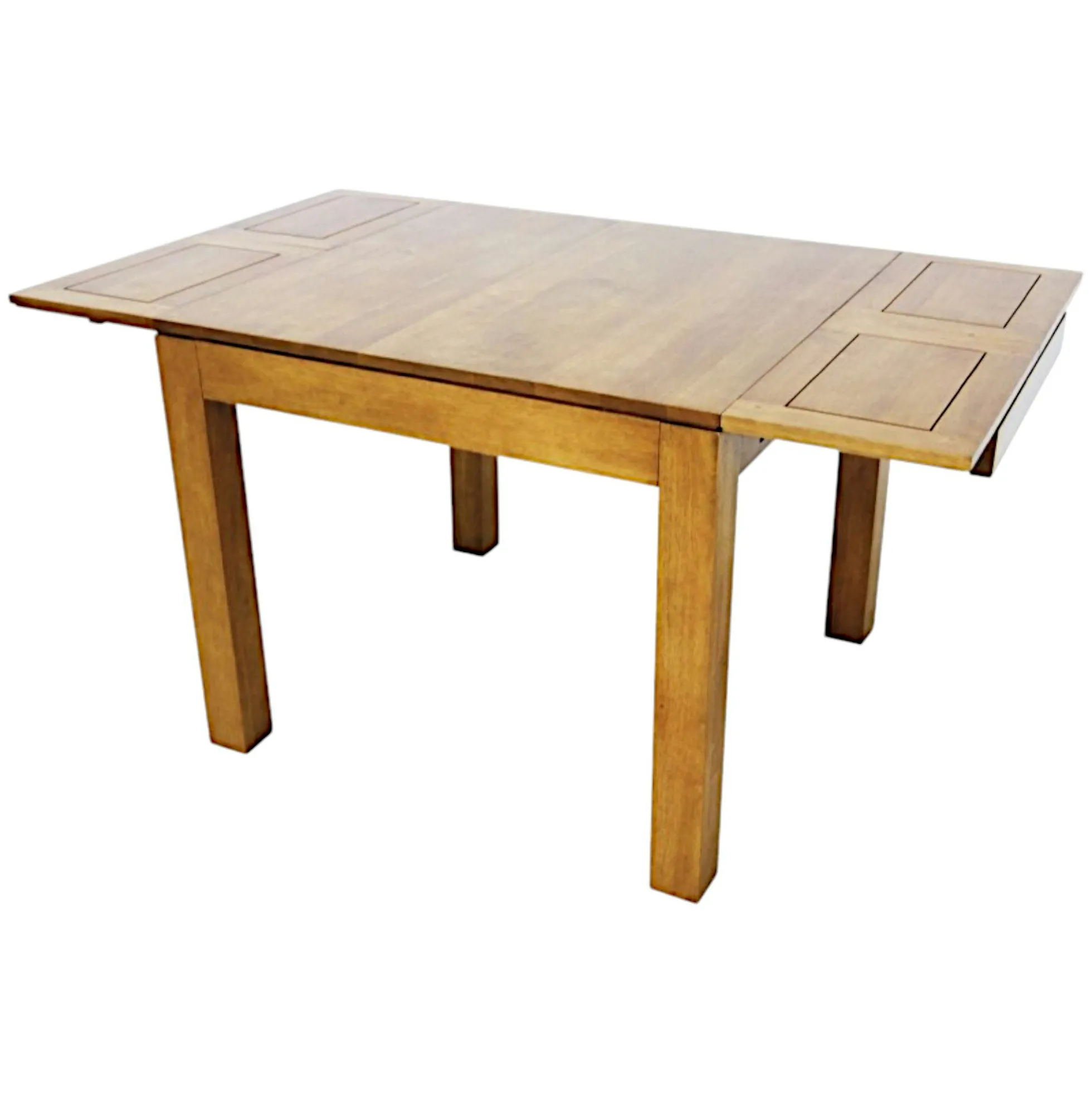 Table repas extensible hévéa 90/154cm HELENA