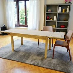 Table repas extensible hévéa 140/230cm OLGA