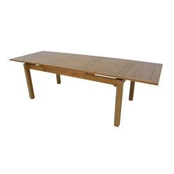 Table repas extensible hévéa 180/260cmTESSA