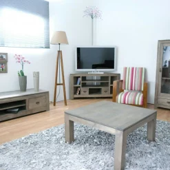 Table repas extensible hévéa 180/260cmTESSA