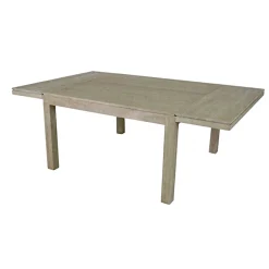 Table repas extensible hévéa 180/260cm HELENA
