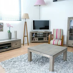 Table repas extensible hévéa 180/260cm HELENA