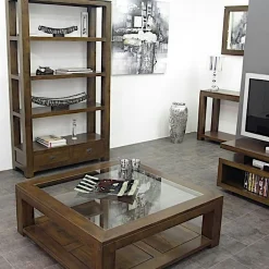 Table repas extensible hévéa 130/210cm HELENA
