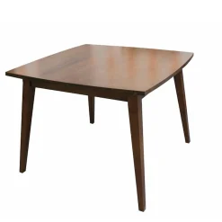 Table repas hévéa carrée 100cm SIXTIES
