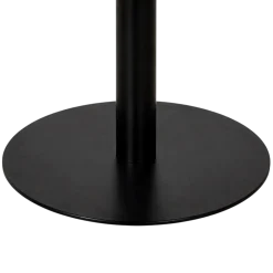 Table ronde chêne blanc pied central droit 110 cm PALERME