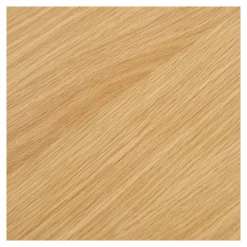 Table ronde en chêne clair avec piètement baguette ø140 cm AMSTERDAM