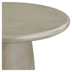 Table ronde en oxyde de magnésium ø120cm, intérieur/extérieur NERINGA
