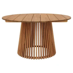 Table ronde en teck naturel ø120 KUTA