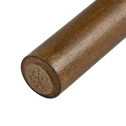 Table ronde extensible effet bois noyer 100-131 cm MARFA